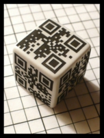 Dice : Dice - 6D - QR Code 1 to 6 by undisclosed - Gen Con Aug 2011